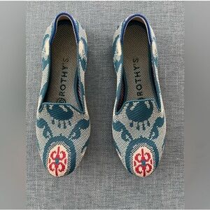 Rothy's Moroccan Teal Loafer, sz.6